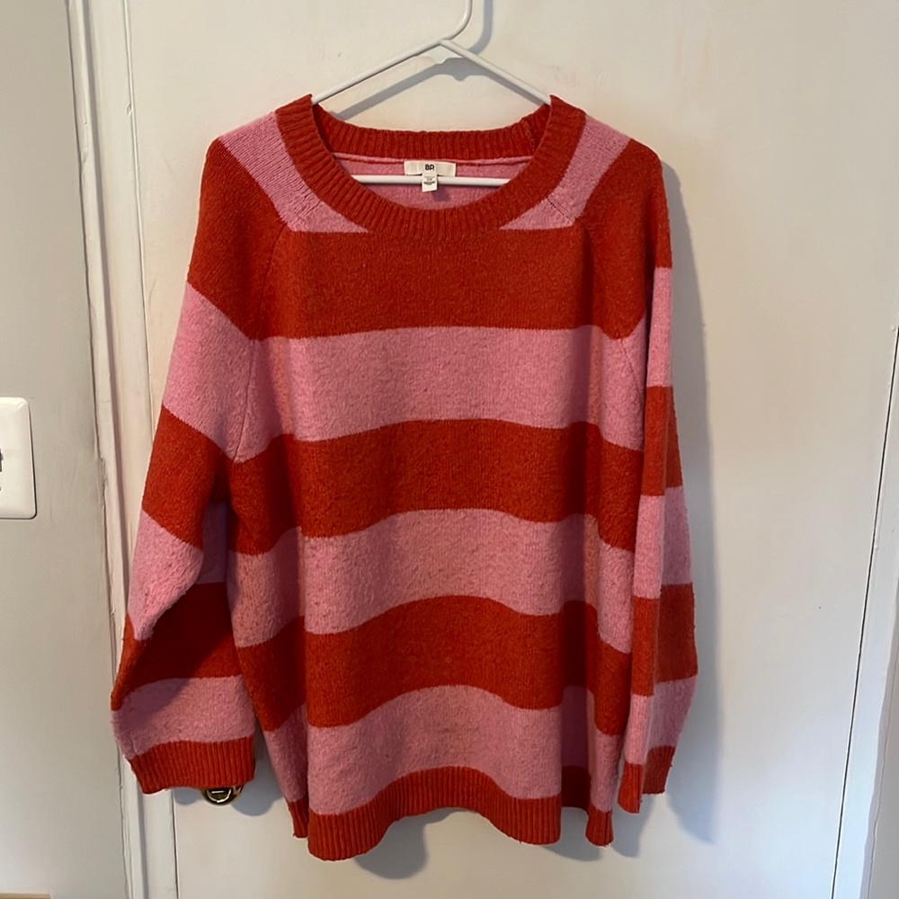 BP. Pink & orange stripe